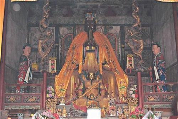 真武大帝在天庭的地位：职位上看守北天门（法术十分高强）