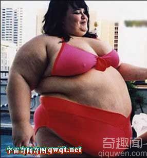 世界最胖的肥人如肉团狂照大观