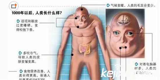 人类1000年后的样子 1000年后未来人的长像