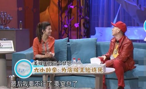 《西游记》最惊险一幕，六小龄童险被烧死，滚地求生被误以为加戏